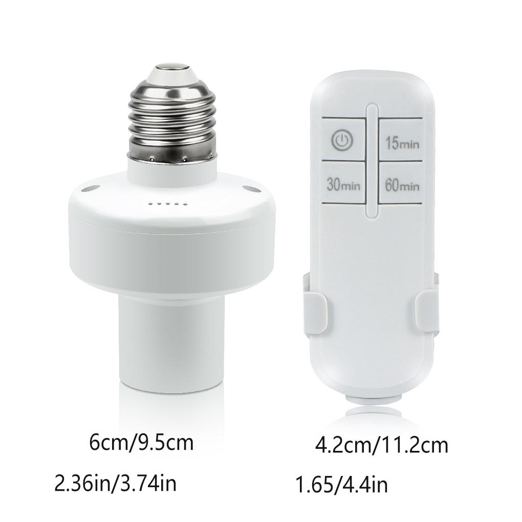 E26 E27 Lamp Holder Wireless Remote Control Light Base Replacement Socket Lampholder Adapter Cap Household Repair Accessory
