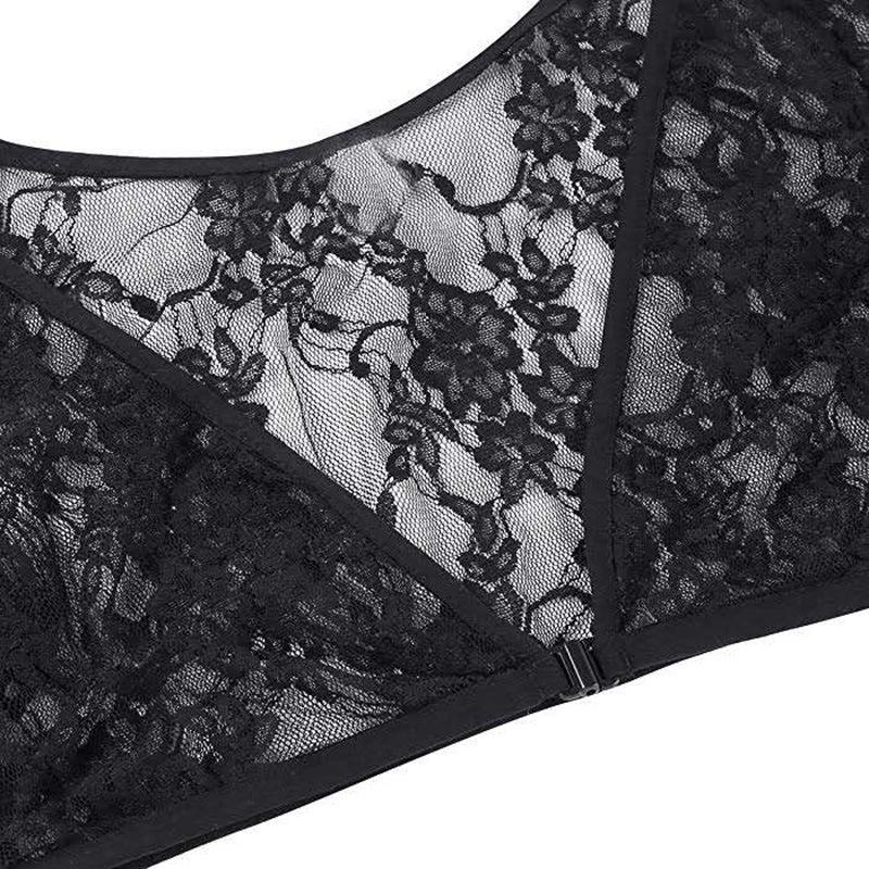 2021 Lace V-Neck See-Through Long Sleeve Crop Cardigan