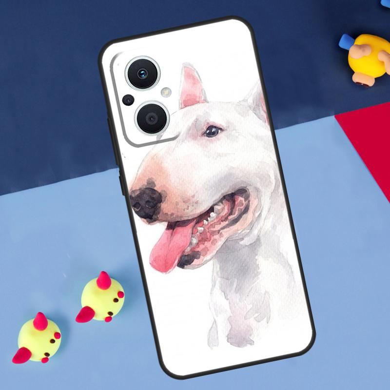 Bullterrier Bull Terrier Dog For OPPO Reno 14F 13F 12F 11F 10 11 12 13 14 Pro 8T 7 8 Lite OPPO Find X6 X5 X8 X9 Pro Case