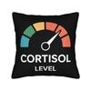 Low Cortisol Levels   Square Pillowcases Polyester Home  Cushion Cover Cool Decor Throw Pillow Case