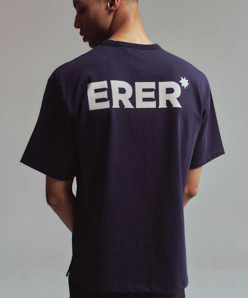 ERER [Un] Basic Logo T-Shirt Navy