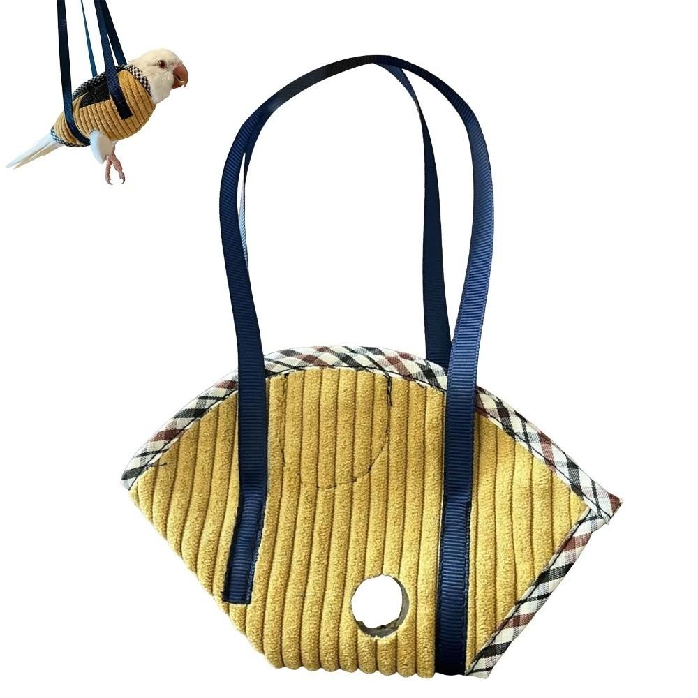 New Adjustable Strap Parrot Vest Carrier Anti Escape Breathable Bird Backpack Carrier Portable Bird Travel Bag Small Parrots