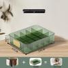 Multifunctional Plastic Underwear Storage Box with Lid – Organizer for Bras, Socks, and Underpants
