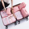 MDNGMDNG 7-Piece Twill Travel Storage Bag Set