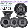 1-2PCS 4/5/6 Inch Car HiFi Coaxial Speaker Full Range Frequency Music Stereo 400W 500W 600W Car Subwoofer Stereo for Vehicle