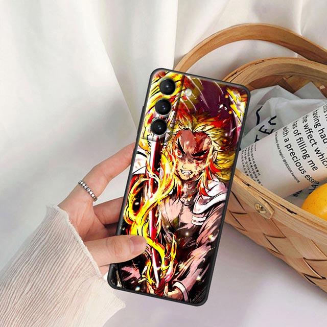 

Чехол для телефона с японским аниме «Убийца демонов» для Samsung Galaxy S22 S21 S20 Fe 5G S7 S8 S9 S10e Plus, ультрамягкий силиконовый чехол Funda Capa Samsung S8