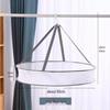 Windproof Drying Net Basket for Clothes, Socks, & Toys - Anti-Deformation, Flat Mesh for Dormitory Use