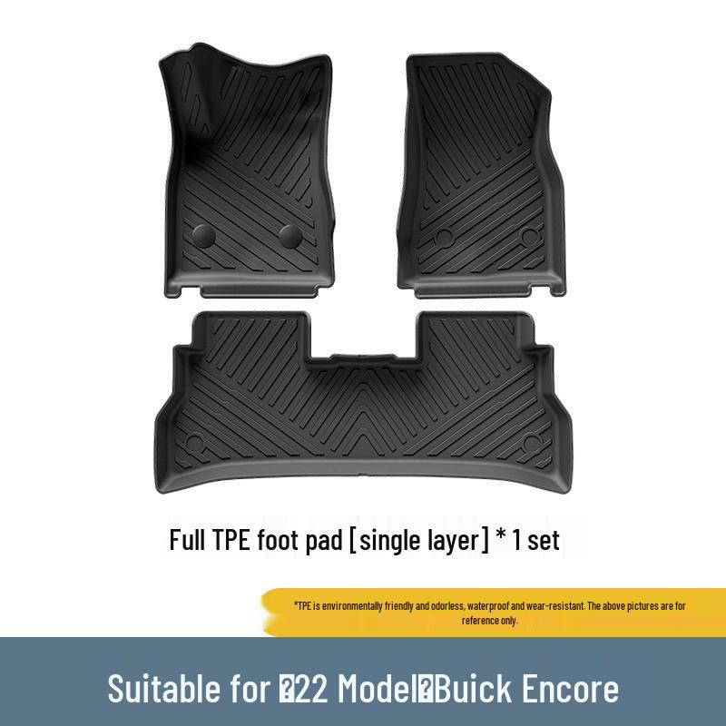 Eco-Friendly TPE Floor & Trunk Mats for 2022-2024 Buick Angke Lang