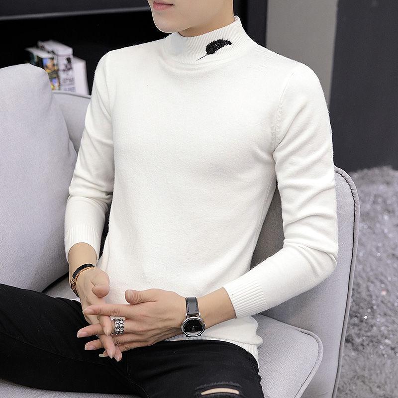 Autumn Winter Men's Sweater Men Cashmere Sweater Casual Sweater Men's Slim Knitted Pullovers