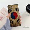 South Korea Flag Phone Case For Samsung Galaxy S24 S25 S23 S22 Ultra Note 10 20 Plus S20 S21 FE Cover