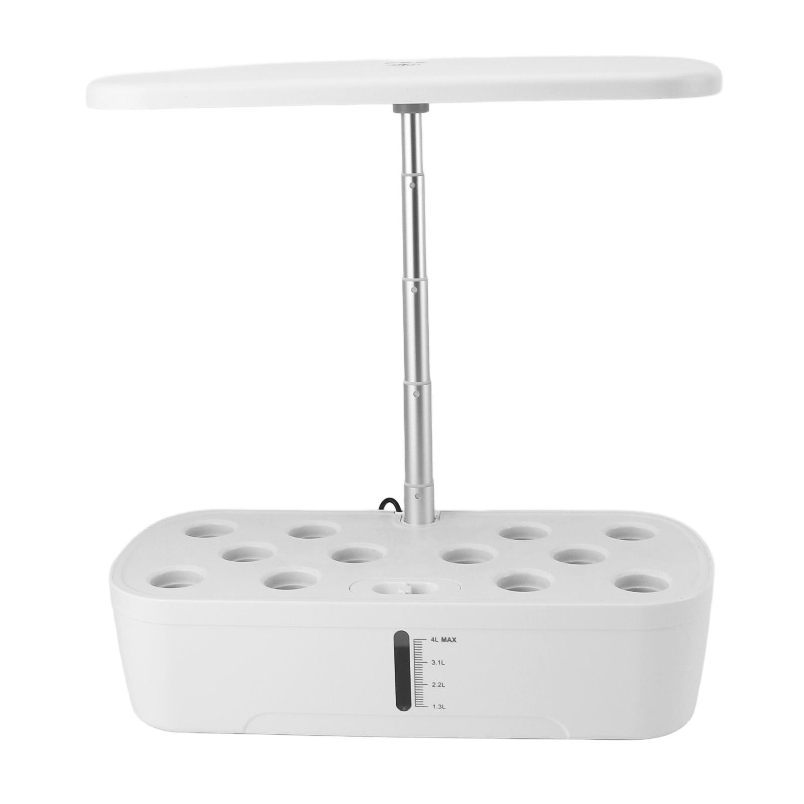 

Система выращивания растений на гидропонике для внутреннего сада, 12 капсул, автоматический контроль воды со светодиодной подсветкой, гидропонная установка для выращивания растений для дома 100240В white