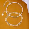 925 Silver Bracelets for Women Korean Designer Double Layered Starry Sky Wedding Jewelry Fashion