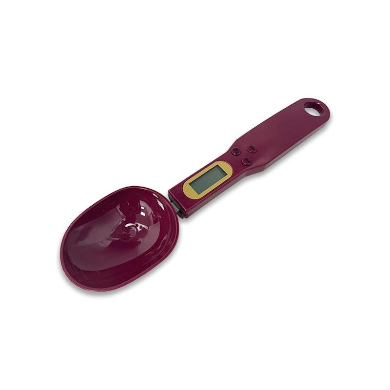 Bilancia Cucchiaio Portatile Cucchiaio Misuratore Elettronico da Cucina Display LCD Peso Altamente Accurato Cibo 500g/0.1g Strumenti di Pesatura per Erbe da Forno
