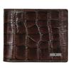 Carl Printed Brown Leather Wallet for Men