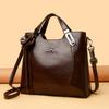 Middle-aged Handbag Mother Bag Women's Soft Leather Shoulder Crossbody Bag