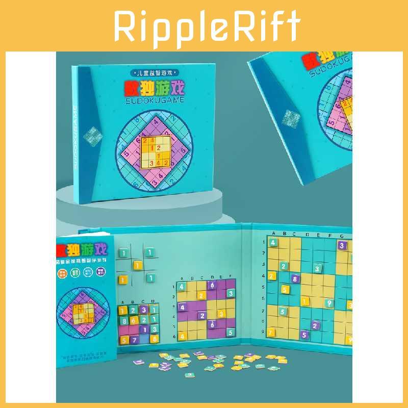 Wooden Magnetic Sudoku Puzzle Toy For Kids Brain Teasing Educational Gift