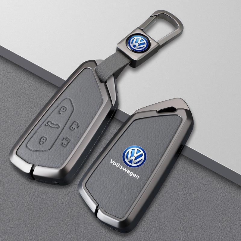 3/5 Button Zinc Alloy Car Remote Key Case Cover Protector Holder Shell Fob For VW Golf 8 ID4 Cupra Formentor Tarraco Mk7 Gti Mk8 pdsh9