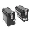 38L Motorcycle Side Case with Lock and Handle Left Right Water Resistant Quick Release Side Storage Carrier for Helmet