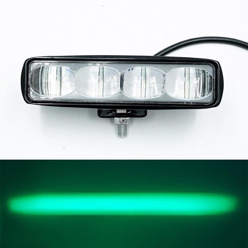 

1Pcs 4 Beads Forklift LED Warning Light Linear Safety Light Waterproof Work Light for Truck Vehicle Engineering Area зелёный