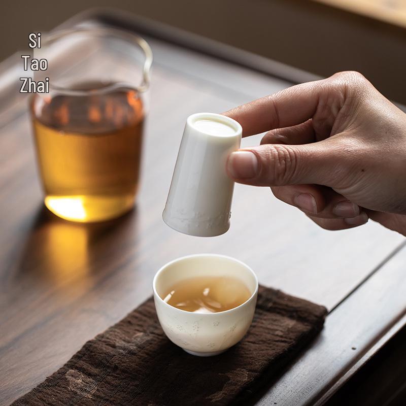 Sitaozhai Aroma Tea Tasting Cup - Single Ceramic Tea Ceremony Cup for Personal Use