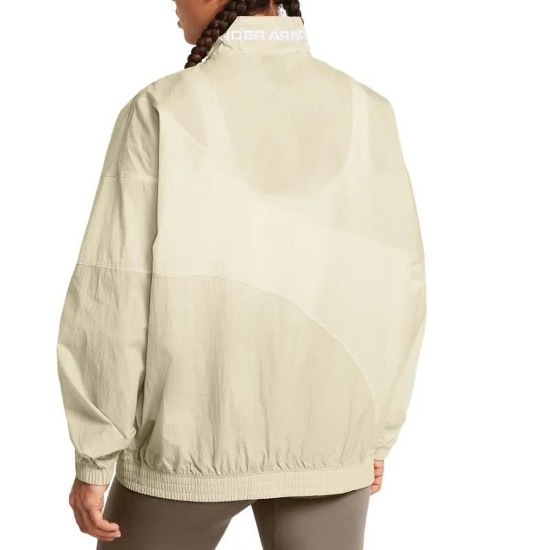 Under Armour Legacy Color Block Wasserdichte Trainingsjacke Damenjacke Khaki 1382762-289