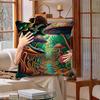 Colorful Mushroom Pillow Covers Cartoon Sofa Decorative Home Double-Sided Printing Short Plush Cute Cushion Cover