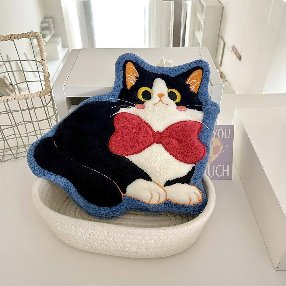 Soft Hand Towel Coral Fleece Washcloth High Quality Toilet Handkerchief  Kitchen