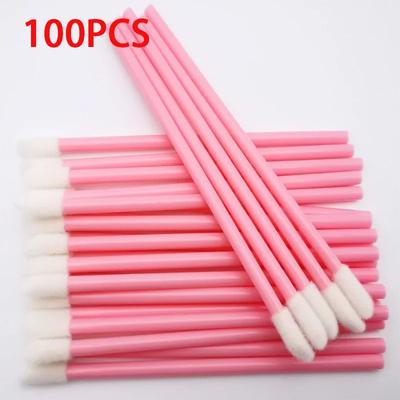 100Pcs Disposable Lip Brush Eyelash Extension Makeup Brushes Lash Extension Mascara Applicator Lipstick Wands Cosmetic Tools/.\'