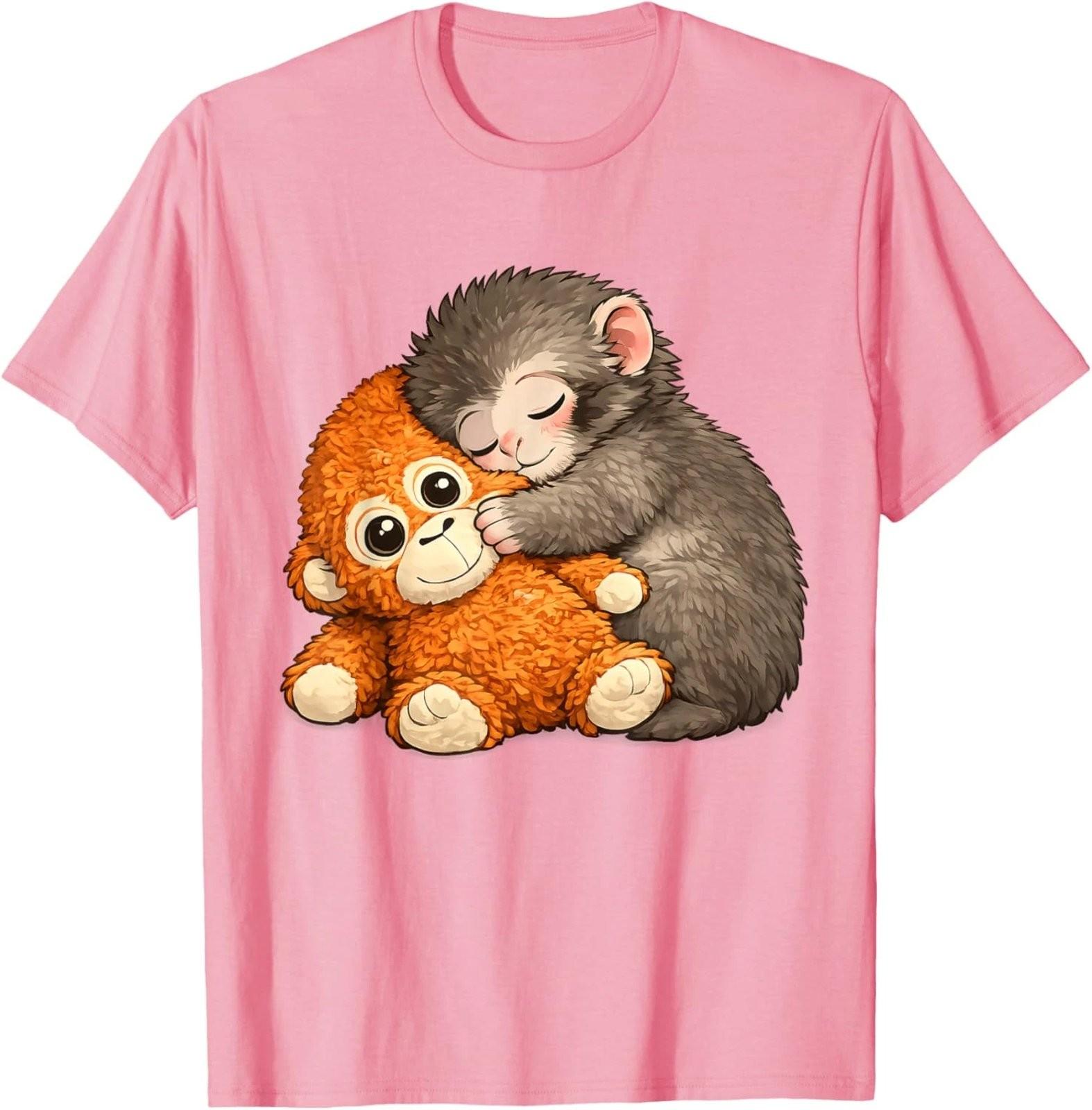 Punch The Monkey Meme Viral Graphic Tee Unisex Cotton Funny Gift L
