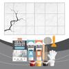 Porcelain Repair Kit White Bathtub & Tile Repair Kit For Shower Fiberglass Acrylic Ceramic Chips Cracks Holes Fix Repair Paste