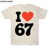 Six Seven 67 Meme T Shirt for Unisex Unisex Hiphop Streetwear Short Sleeve Tops 100 Cotton TShirt J1