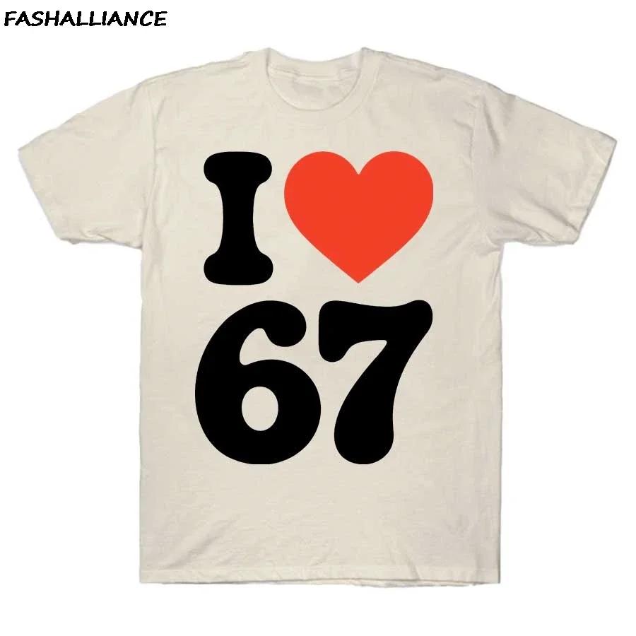 Six Seven 67 Meme T Shirt for Unisex Unisex Hiphop Streetwear Short Sleeve Tops 100 Cotton TShirt J1