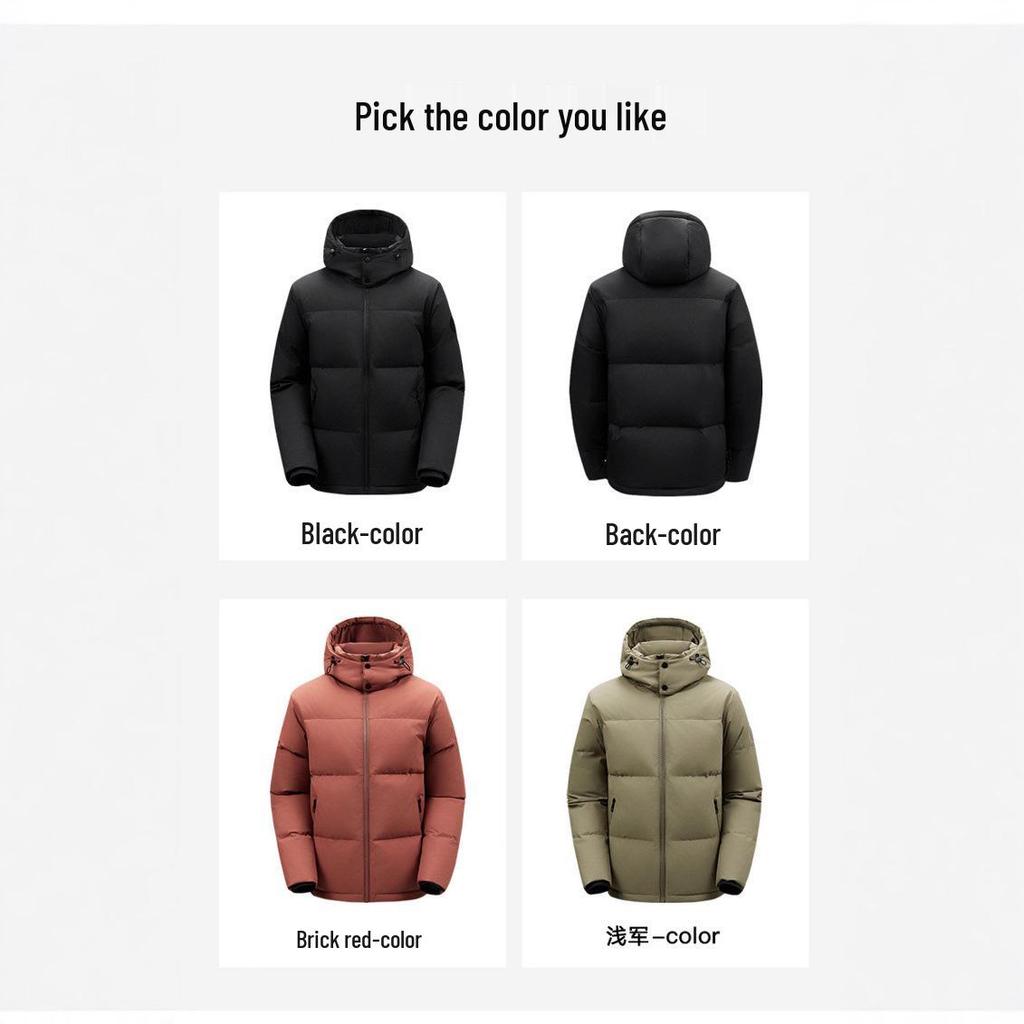 2025 Unisex Winter Extreme Cold 90% White Duck Down Jacket - New Style, Warm, Outdoor Cold Protection