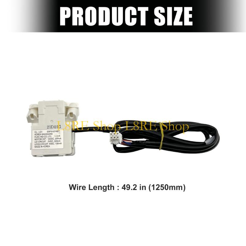 L8RE EBF61674802 Washer Lid Switches Replacement Lid Switches Assembly Washing Machine Door Switches Replacement Part Enduring