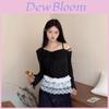 Lace Three Layer Skirt With Ruffle Hem And Embroidery For Spring 2025 Girls Fashion