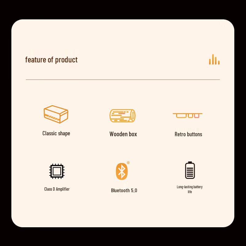 EDIFIER M230 Retro Portable Bluetooth Speaker CN plug (adapter included)