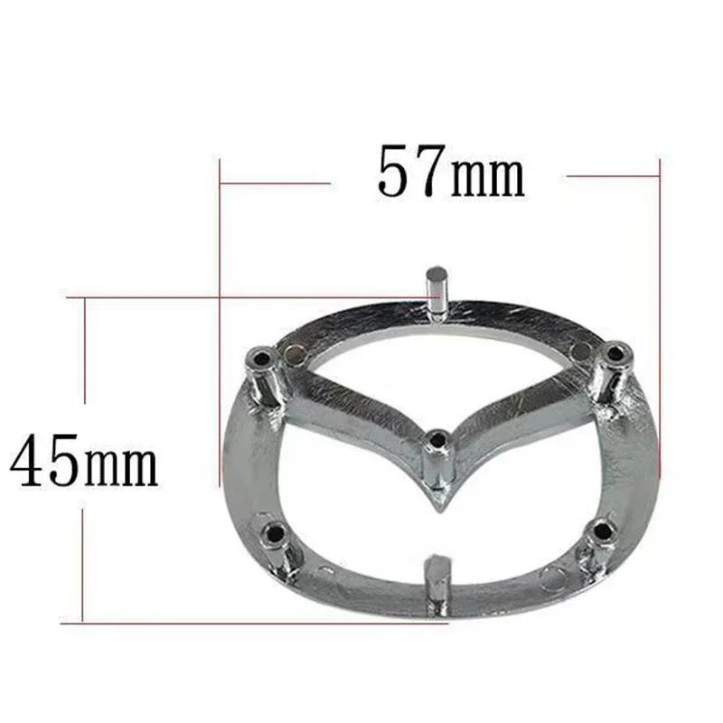 2025 Hot For Mazda Logo CX5 RX7 Atenza Axela 3 2 5 CX3 MX3 MX5 CX4 CX9 CX7 RX8 Protege Speed 6 ABS Car Steering Wheel Center Emb