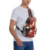 DADABULIU Cherry Blossom Pattern Crossbody Shoulder Bag for Men and Large Perfect for and School Japanese-Style Women, Capacity, Lightweight,