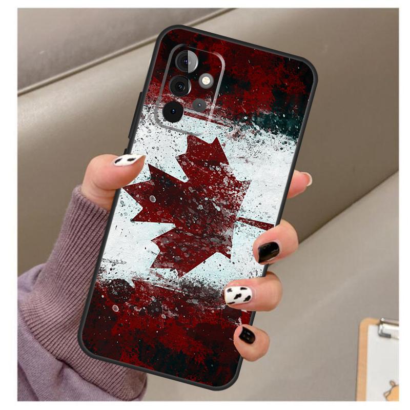 Canada Canadian Flag Case For Samsung Galaxy A34 A54 A14 A06 A16 A26 A36 A56 A12 A32 A52 A13 A33 A53 A15 A35 A55