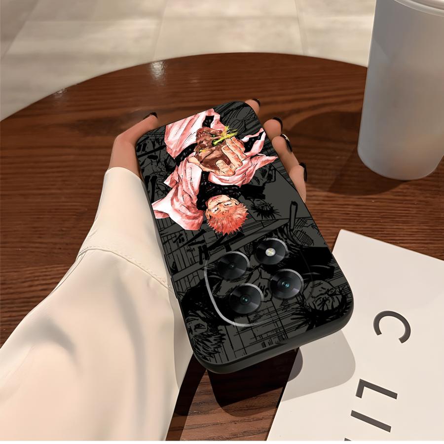 Anime J-ujutsu Cool Kaisen Soft Back Phone Cover Case for Xiaomi Redmi Note 11 13 12 Pro Plus 12S 10S 9s 10 9 8 Pro 11S
