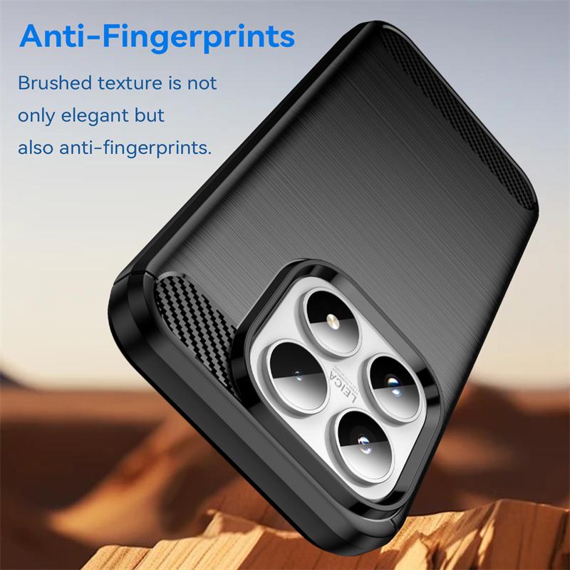 For Cover Xiaomi 17 Case For Xiaomi 17 Pro Max Anti-knock Shockproof Soft TPU Silicone Carbon Fiber Back Case For Xiaomi 17 Case