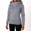 Women's Casual Fashion Sweatshirt Solid Color Hooded Sweatshirt