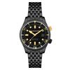 Collection Bradner Noir et Or 18 ATM Étanche Saphir Noir [SPINNAKER] Montre, Automatique, Résistante, Verre, Cadran, SP-5062-44, Homme [Authentique]