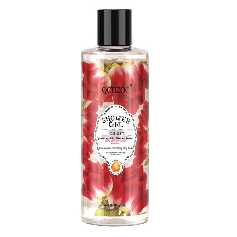 QCHZOC Rose Niacinamide Brightening Shower Gel