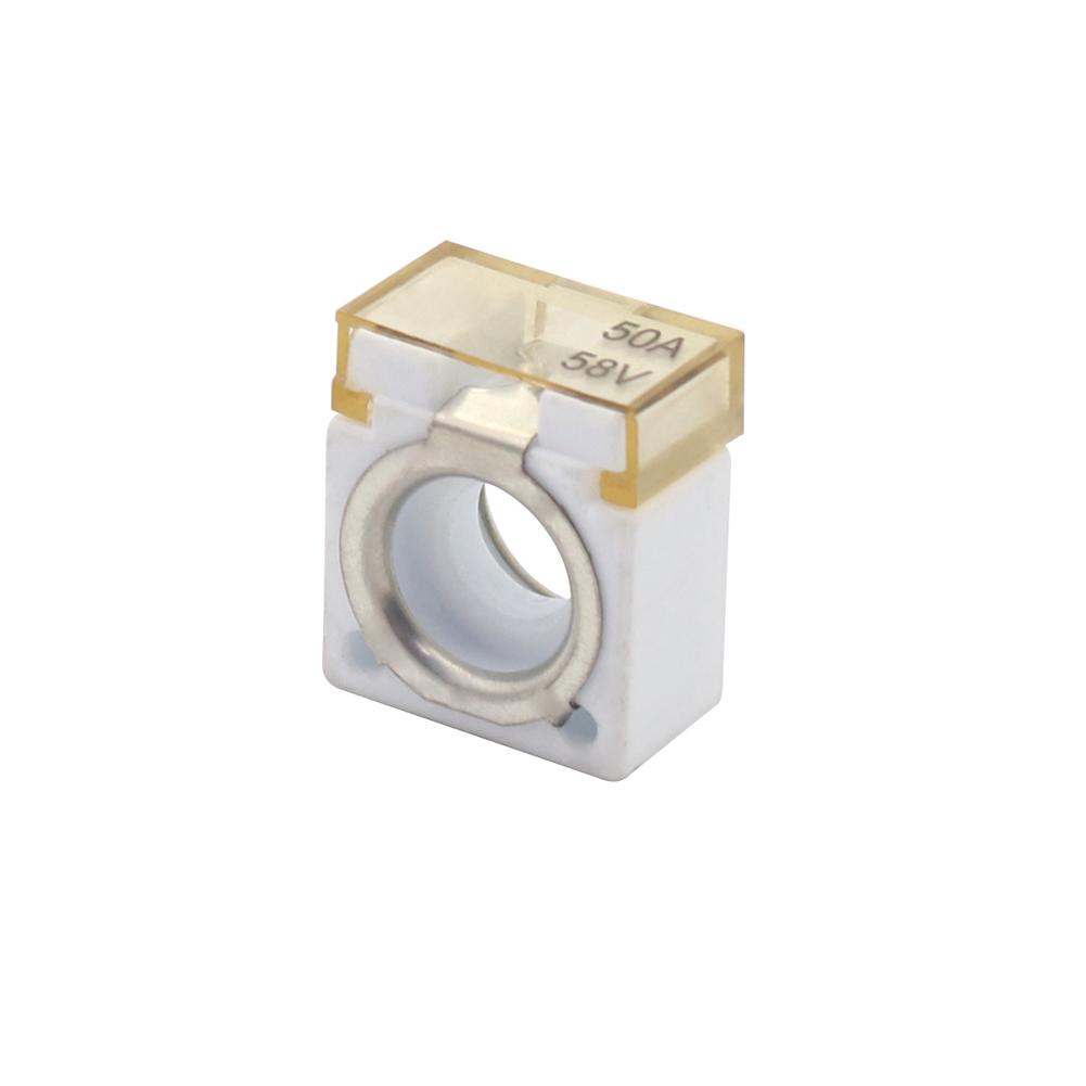 2 Way Fuse Holder 30A-500A Dual Terminal Fuse Block Two Stud Fuse Holder Marine Rated Compact Fuse Holder for Boats Car