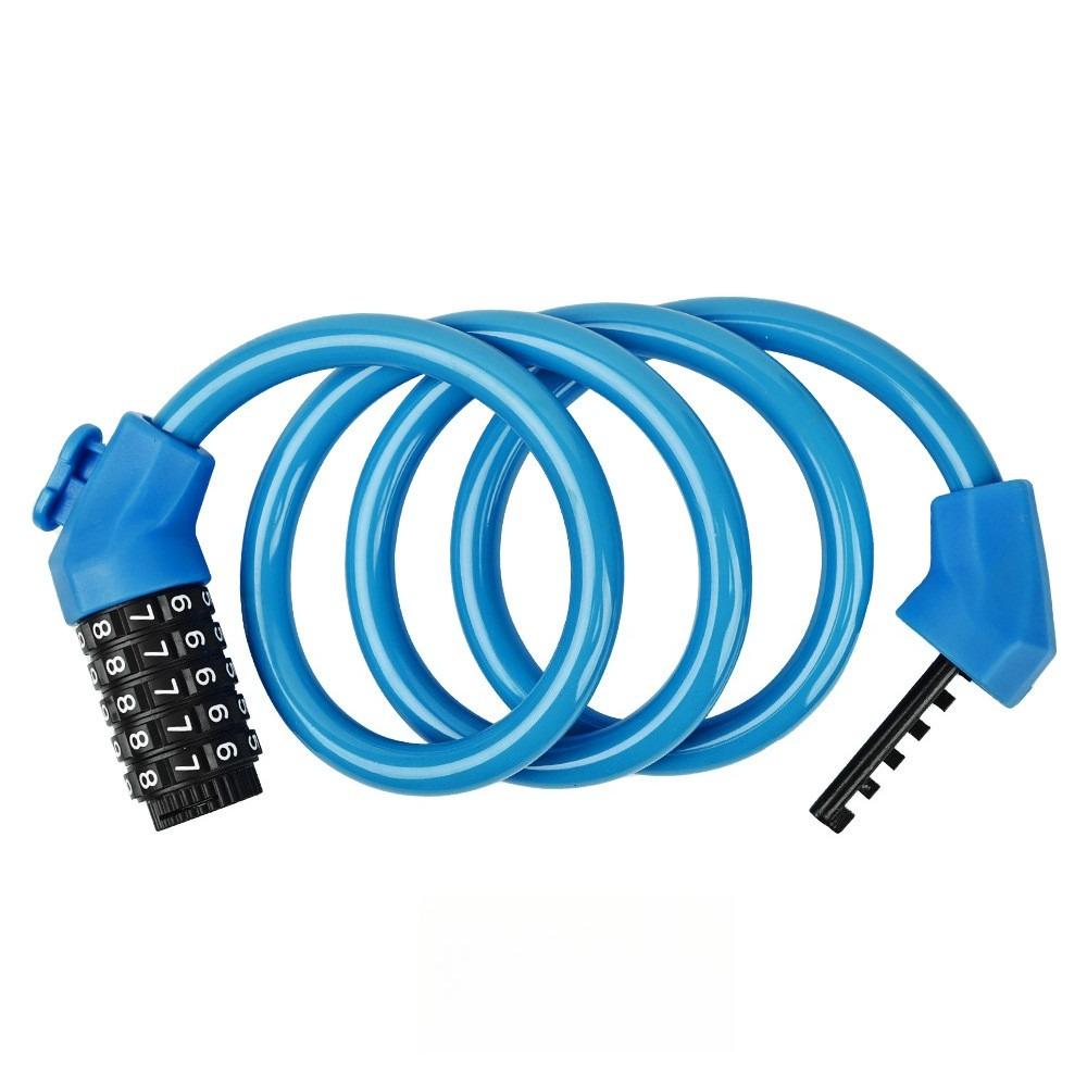 Bike Cable Lock MTB Road Bike Anti-theft Safety Password Bicycle Locks for Scooter Motorcycle Bike Accessories