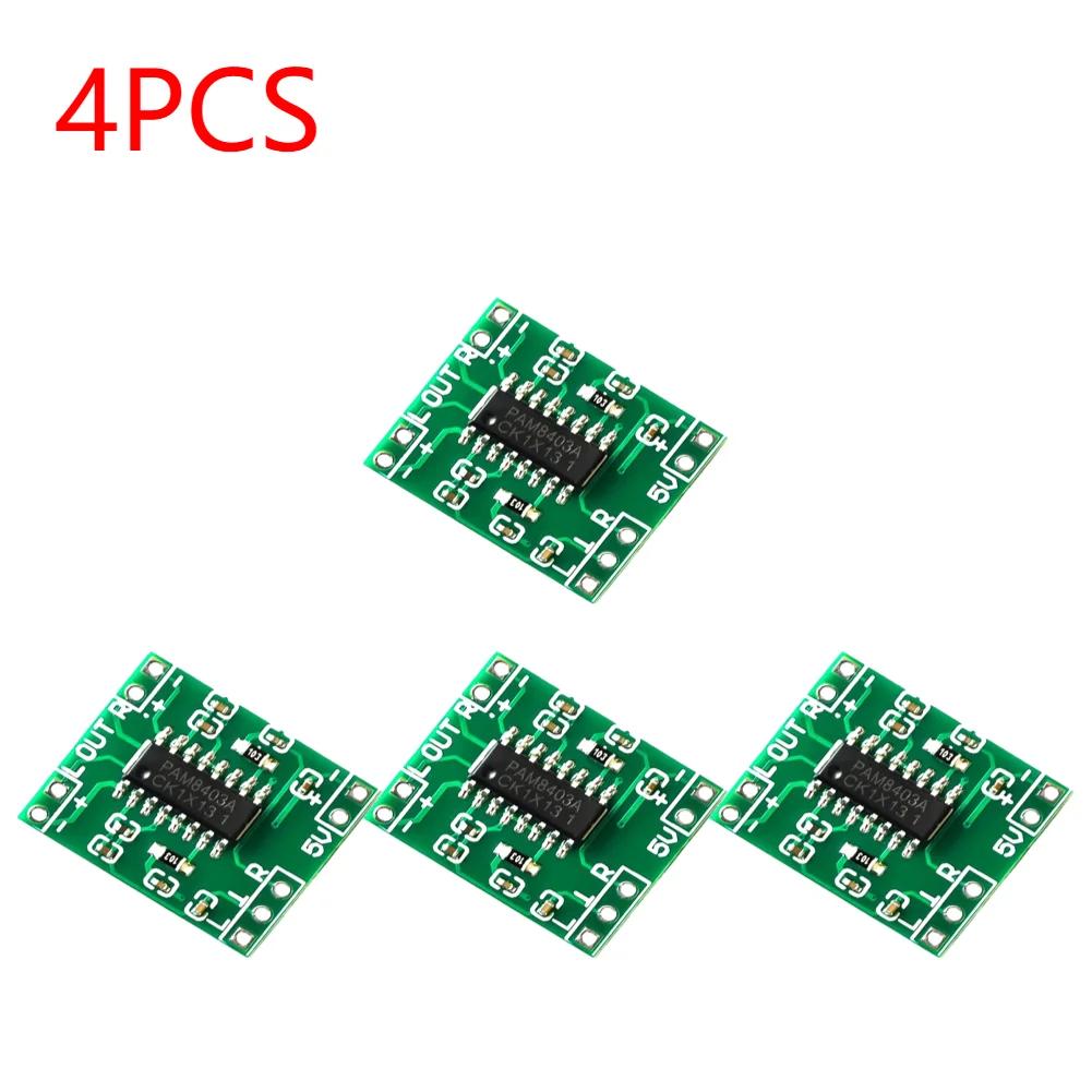 PAM8403 Audio Power Amplifier Module 2.5V-5.5V 2 Channels Super Mini Stereo Audio AMP Board Class D USB Power Supply for Arduino