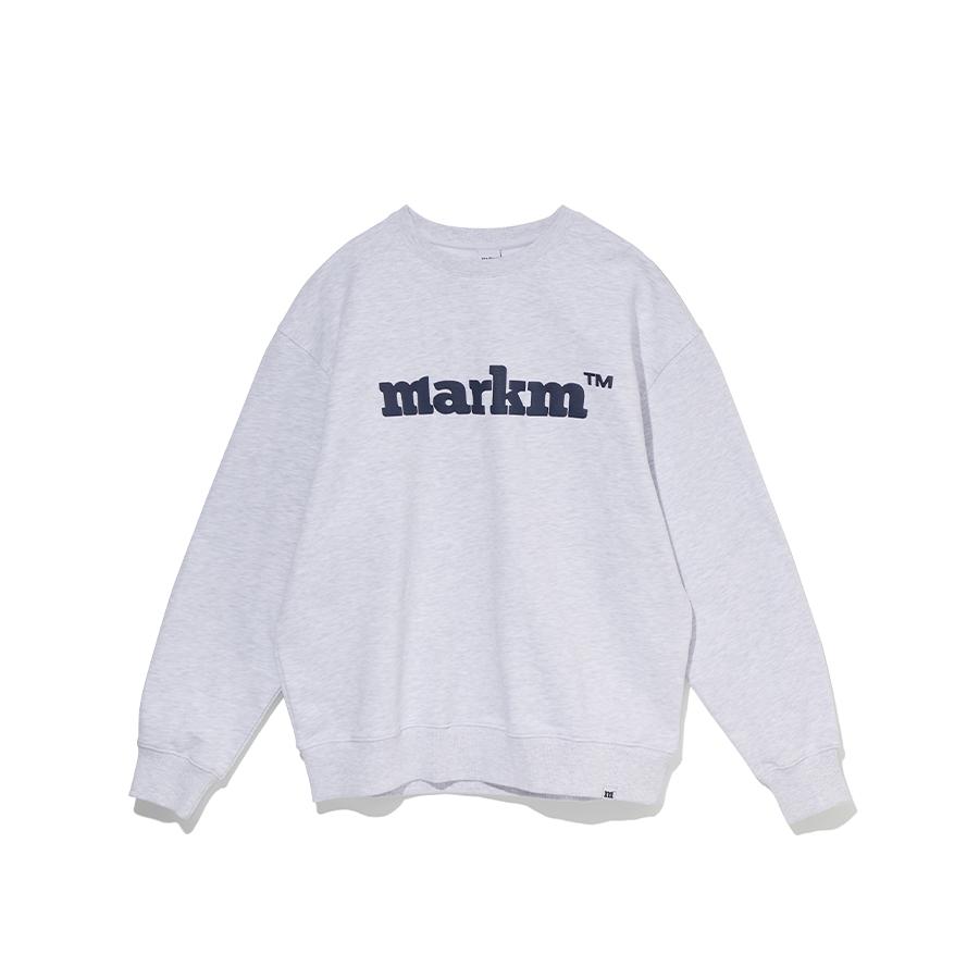 Mark M Basic Logo Crewneck Sweatshirt (Miiba8701) Gyl/S