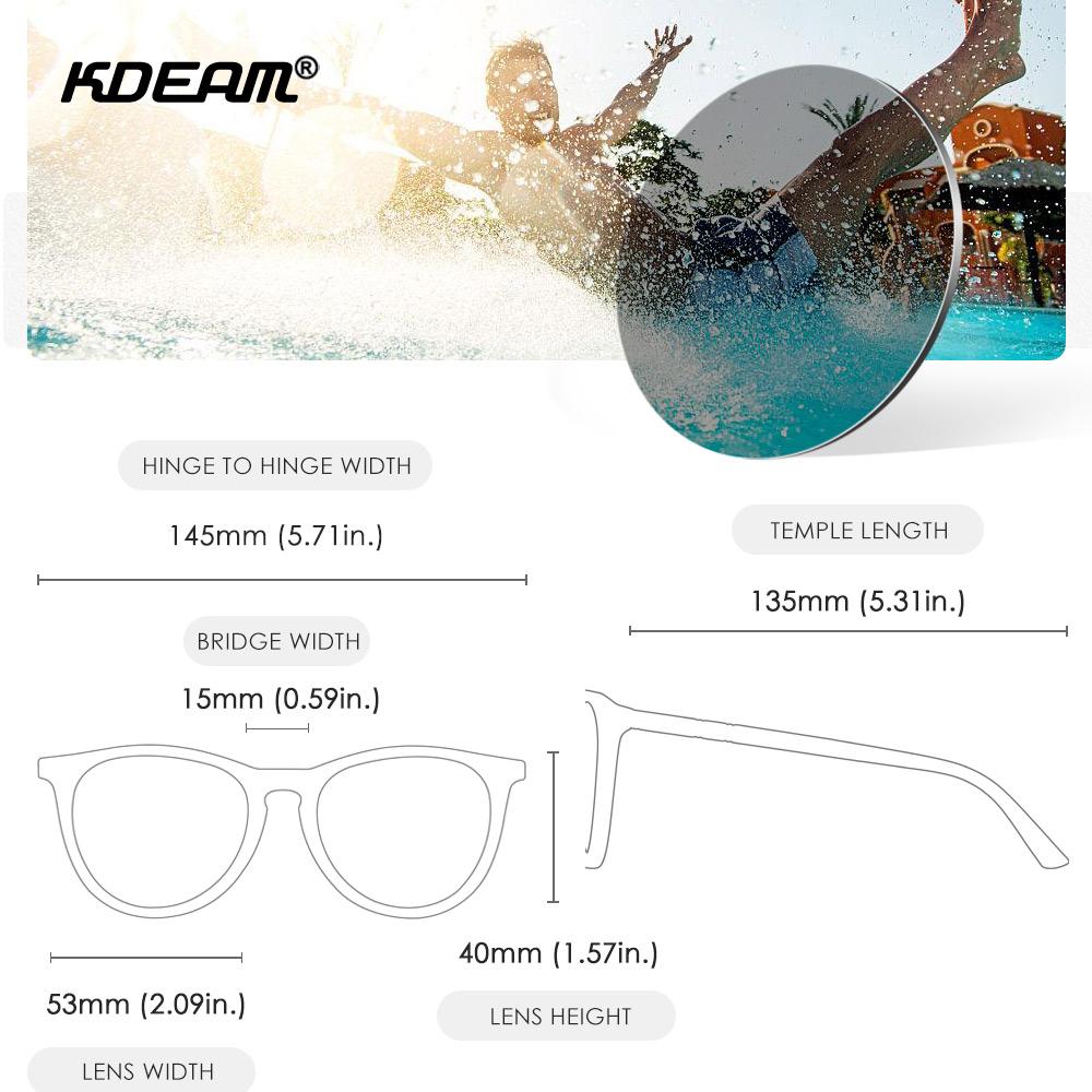 KDEAM Brand Simple Stylish Design Vintage Women Sunglasses Polarized Lenses Fashion Sun Glasses Filter Reflected Light Eyewear