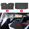 For Chery ICAR V23 2025-26 Trunk Mat TPE Rear Seat Backrest Mat All Weather Anti Dirty Pad Trunk Carpet Cargo Liner Car Foot Pad